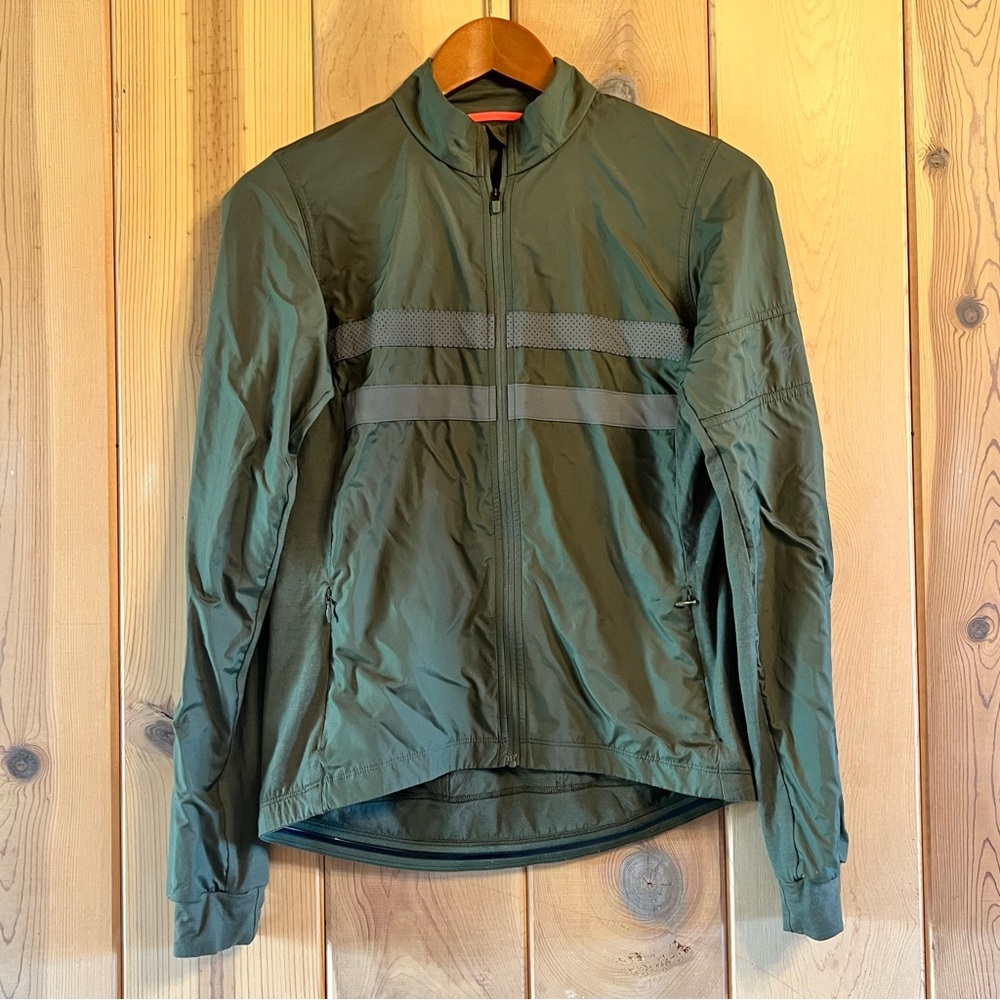 Rapha Womens Olive Windbreaker Jacket Siza Medium